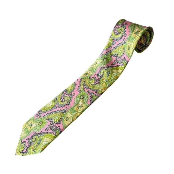 Royal Classic Men's Silk Paisley Necktie Multicolor Formal Wedding NEW - Picture 2 of 6
